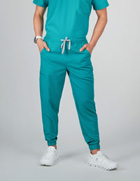 Aspen Jogger Men's Teal Scrub Pants